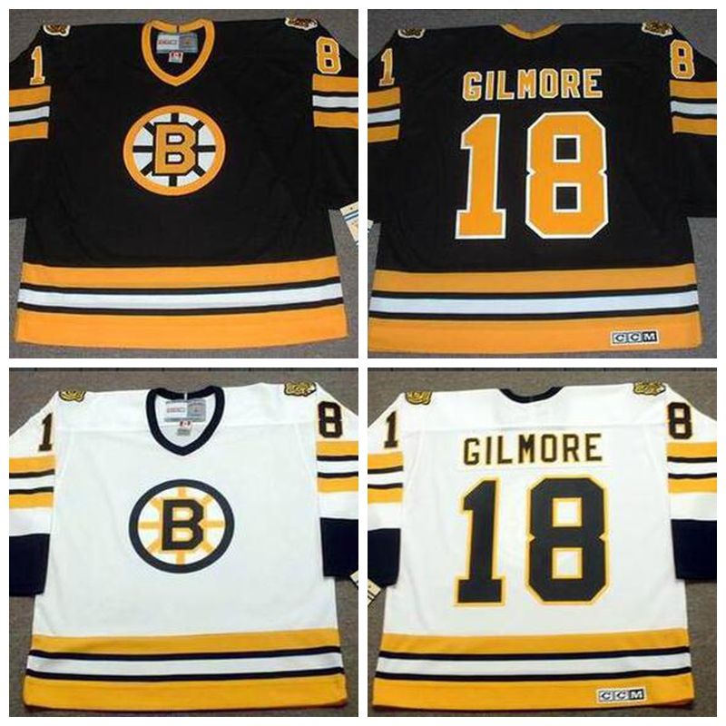2017 Custom Retro Andy Moog Happy Gilmore Jersey Or Custom Any Name Or Number Throwback Men 