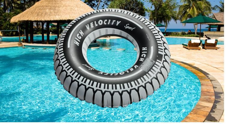 tire pool float
