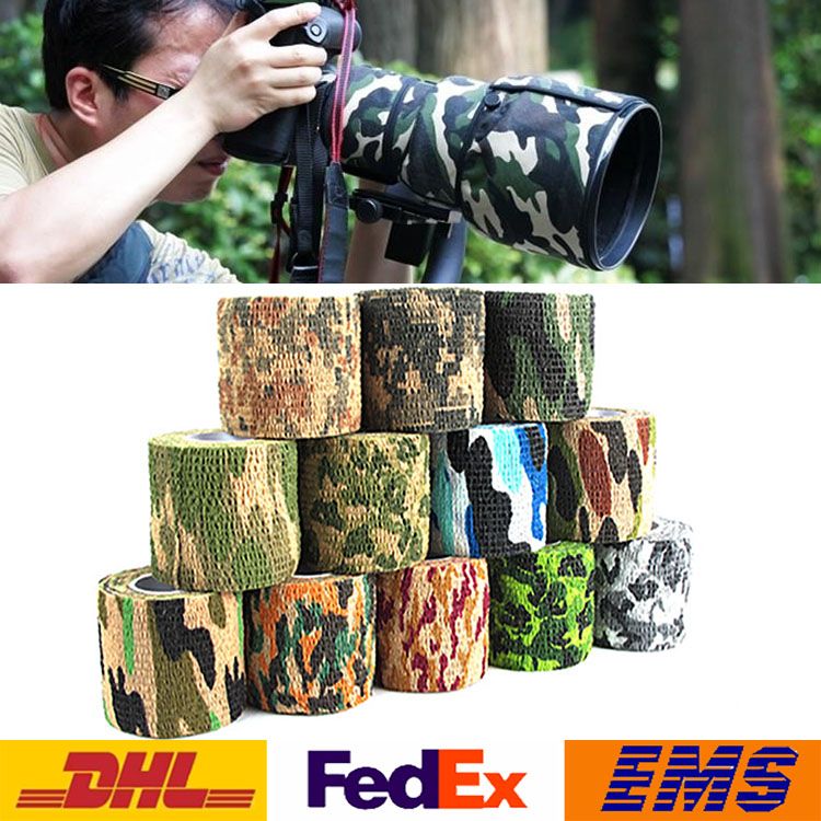 2017 4.5m*5cm Army Camo Outdoor Hunting Shooting Scope Mounts Tool