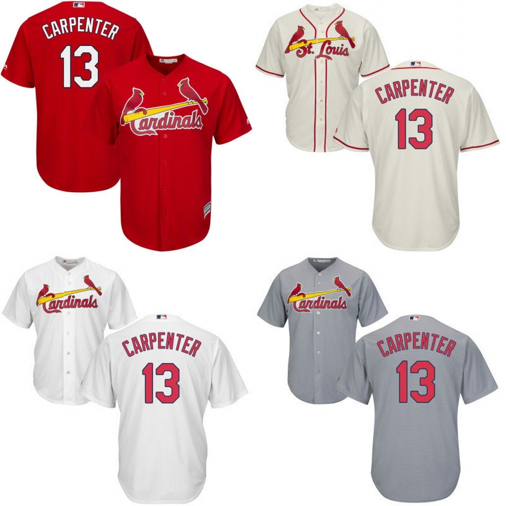 2017 St.Louis Cardinals Jerseys Youth 13 Matt Carpenter Kids Baseball Jersey Name And Number ...