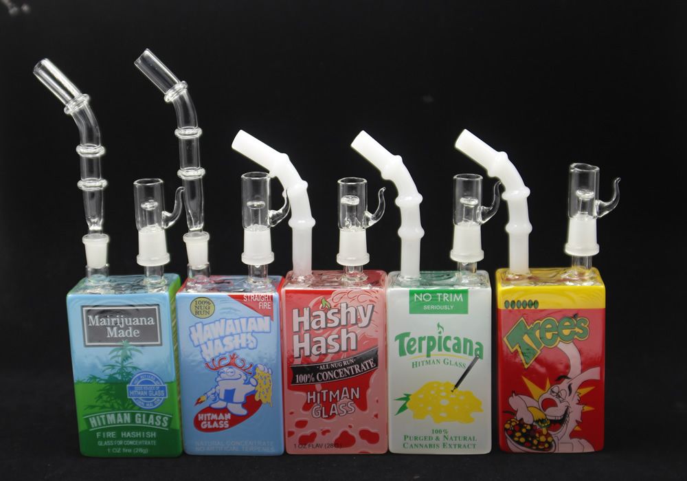 2017 2016 Newest Liquid Sci Ce Juice Box Vape Juice Box Oil Rigs Glass