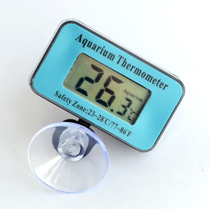 2017 New Mini Aquarium Thermometers Waterproof Aquarium Digital Thermometer Fish Tank Water