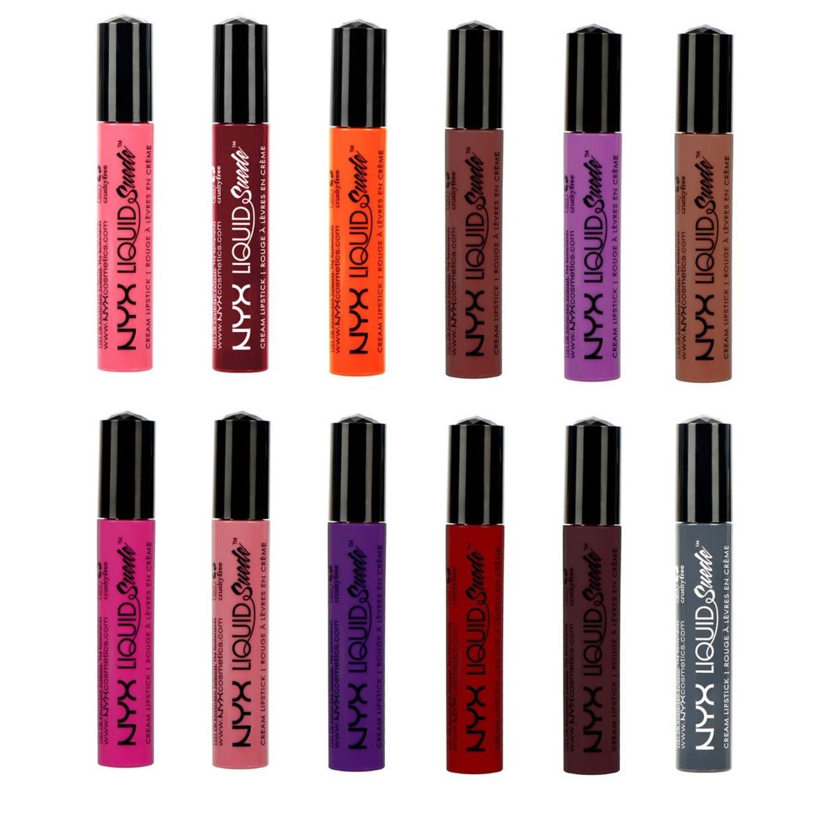 New Brand Nyx Liquid Suede Cream Matte Lipstick Long Lasting Waterproof