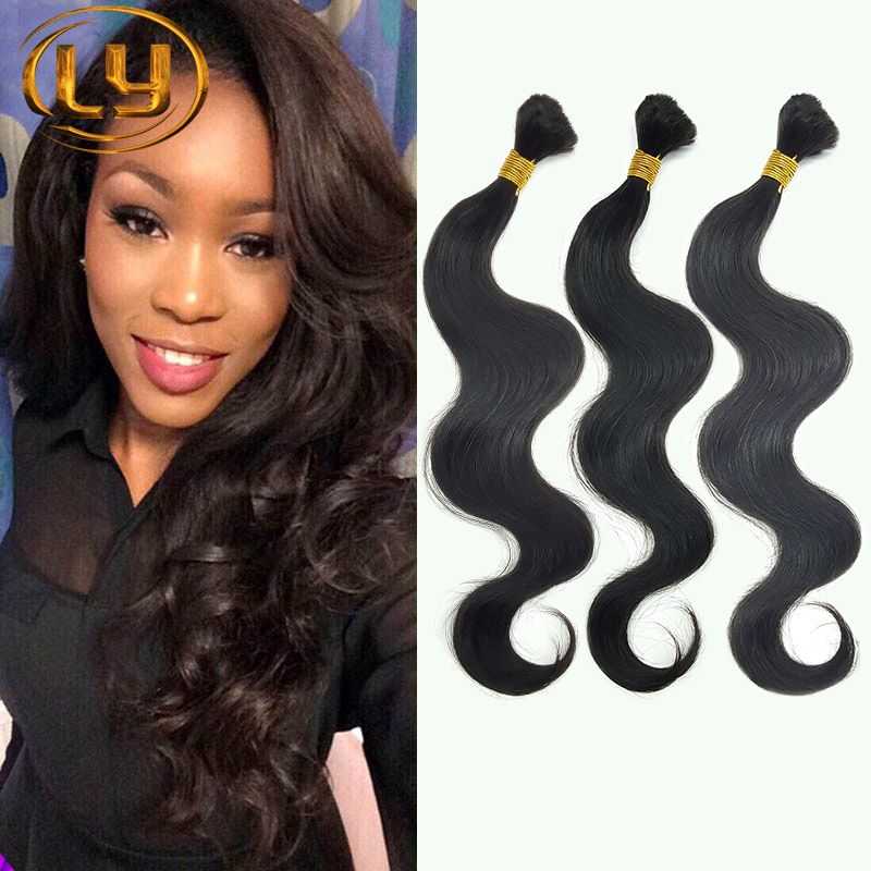 Ly 7a Unproceseed Bulk Hair For Braiding Body Wave Human No Weft