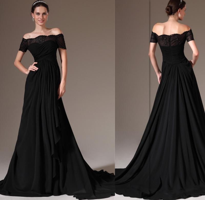 Off The Shoulder Prom Dresses Wholesale Evening Gowns Short Sleeves