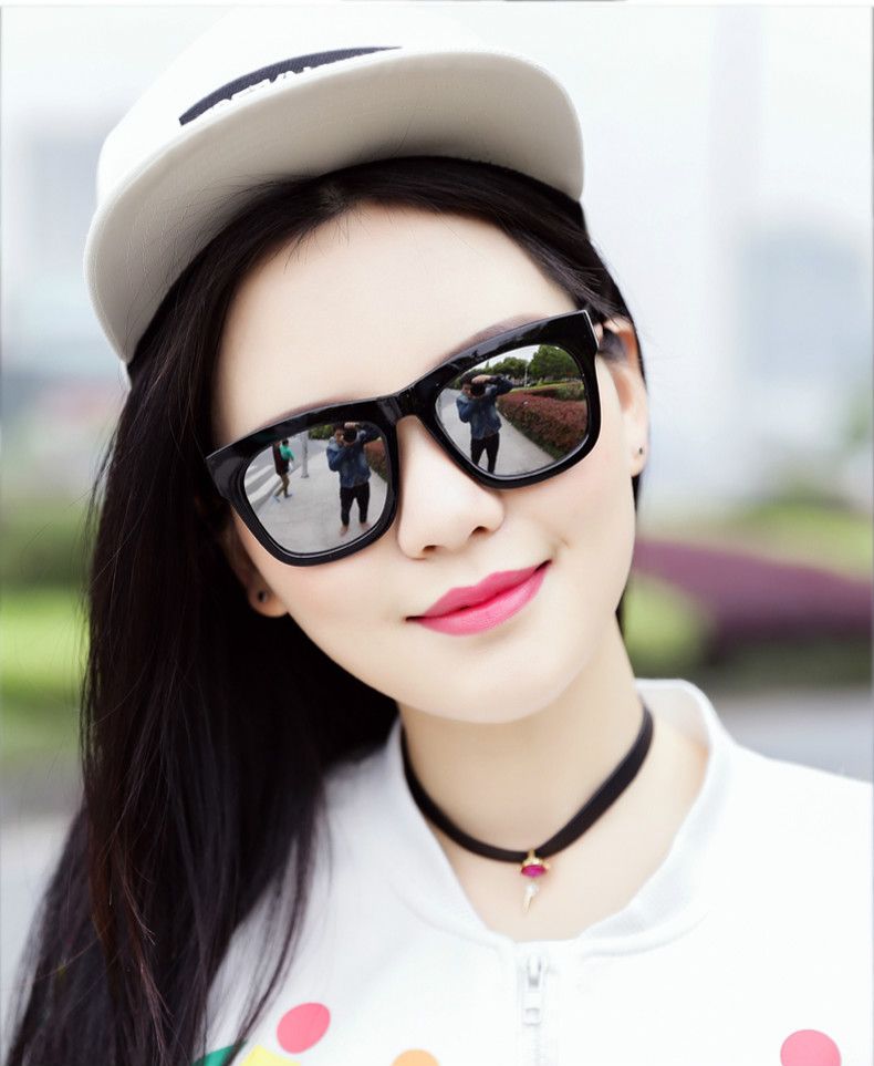 New Female Sunglasses Metrosexual Korean Star Sunglasses Pepper Face