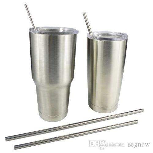 Yeti Cup 304 Stainless Steel Straw Cleaning Brush Straws Set Packing