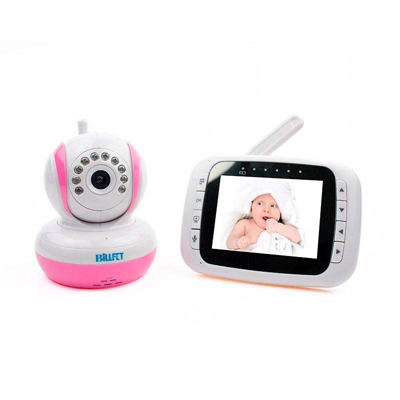 2018 Pink Digital Camera For Girl Infant 3.5inch Lcd Baby Video Monitor