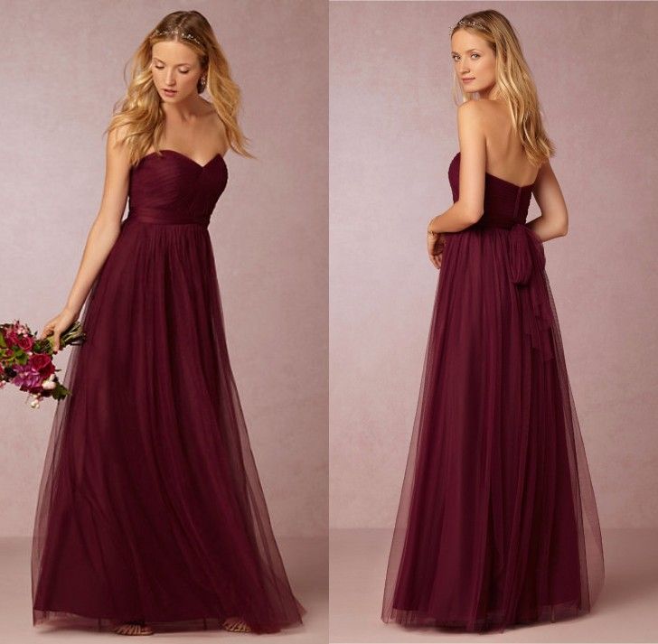 maroon bridesmaid robes