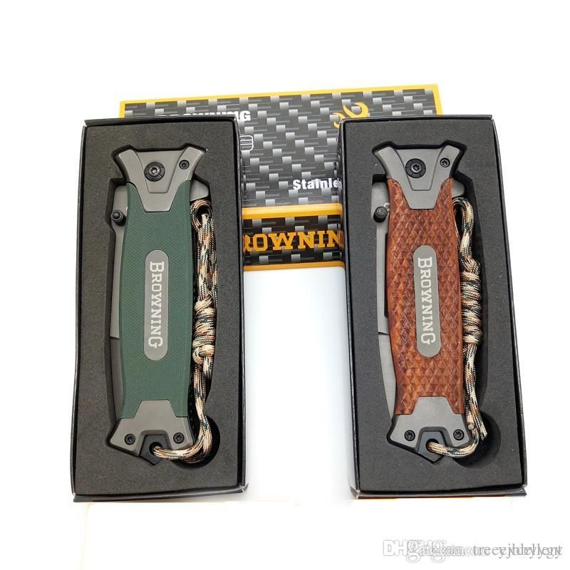 Browning 364 Hunting Knife Ropes Outdoor Tool Camping Survival Folding