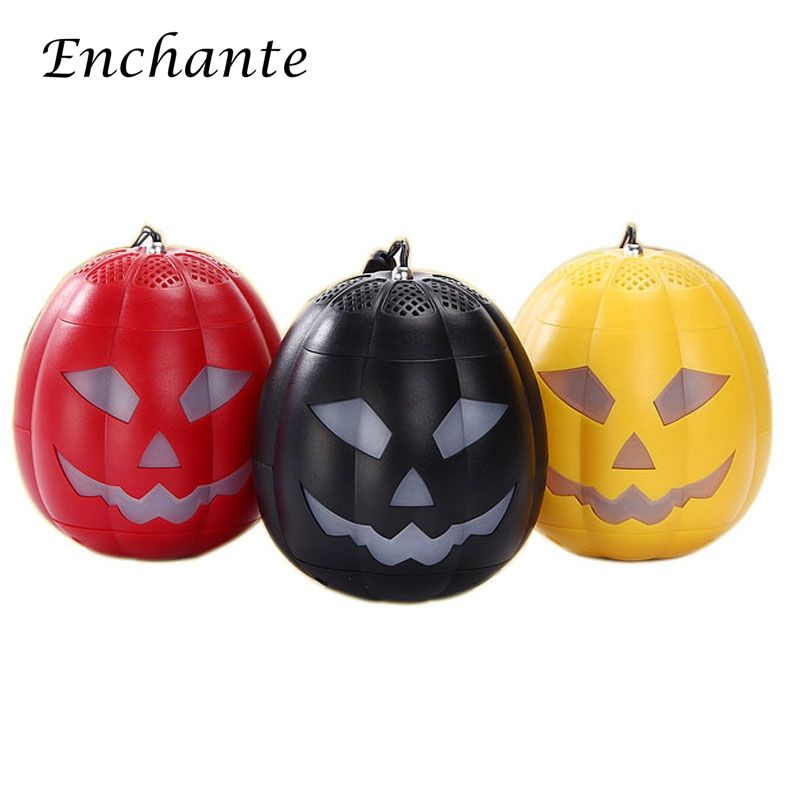 Halloween Pumpkin Bluetooth Speaker 5v Funny Mini Wireless Gift Stereo