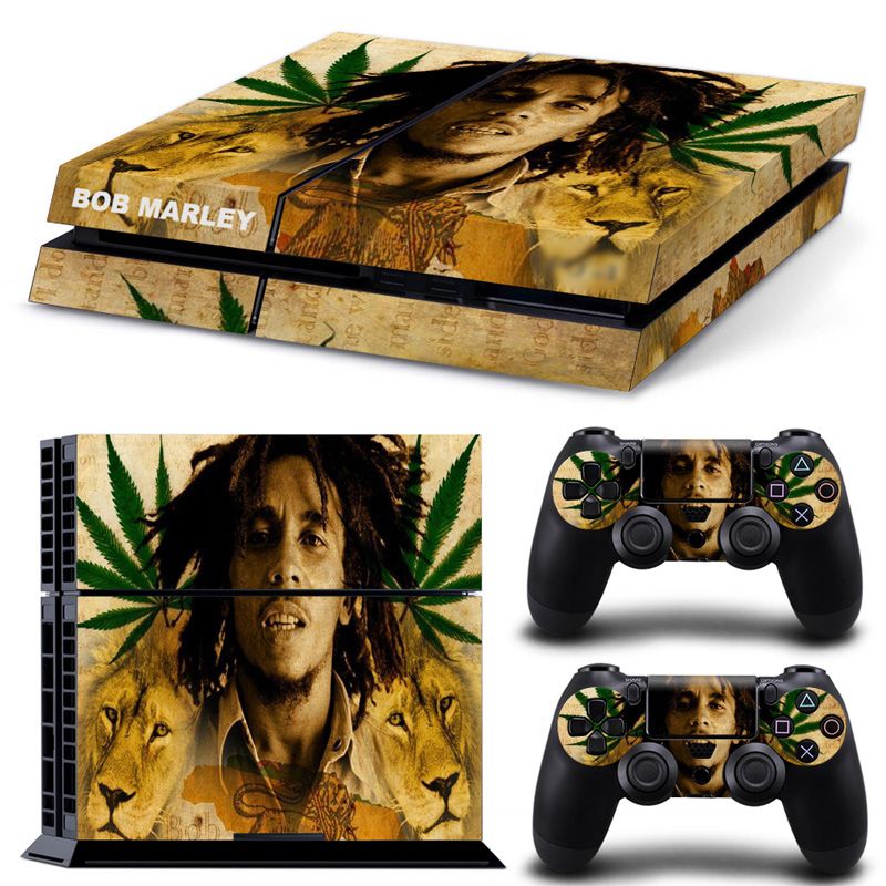 MightySticker® PS4 Designer Skin Game Console System + 2 