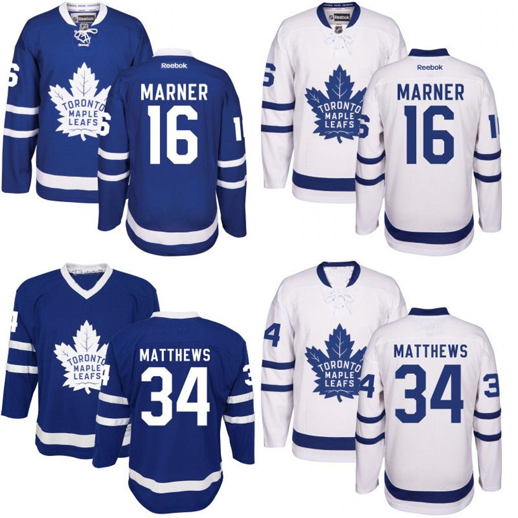 2017 Toronto Maple Leafs Jersey Men'S 16 Mitchell Marner 34 Auston