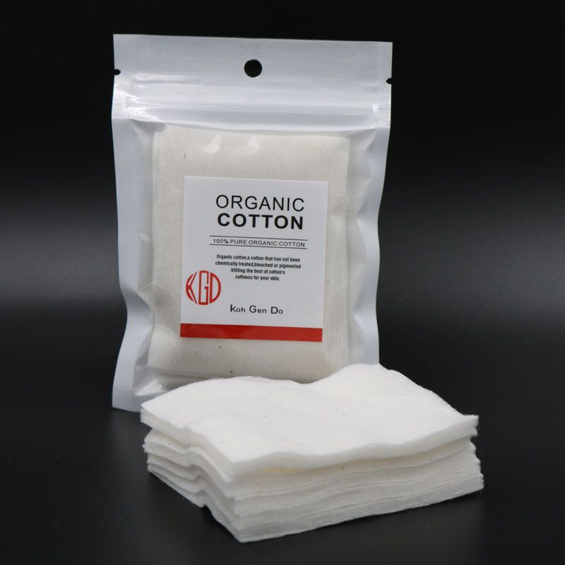 100 Japanese Organic Cotton Koh Gen Do Cotton Pads For Vaping Vape Ecig Box Mod Rda Electronic