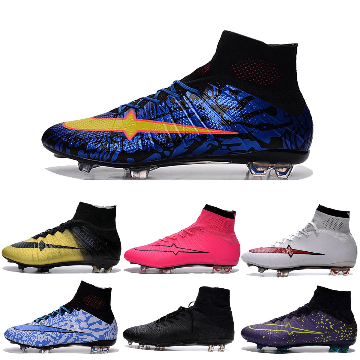 mercurial high top soccer cleats