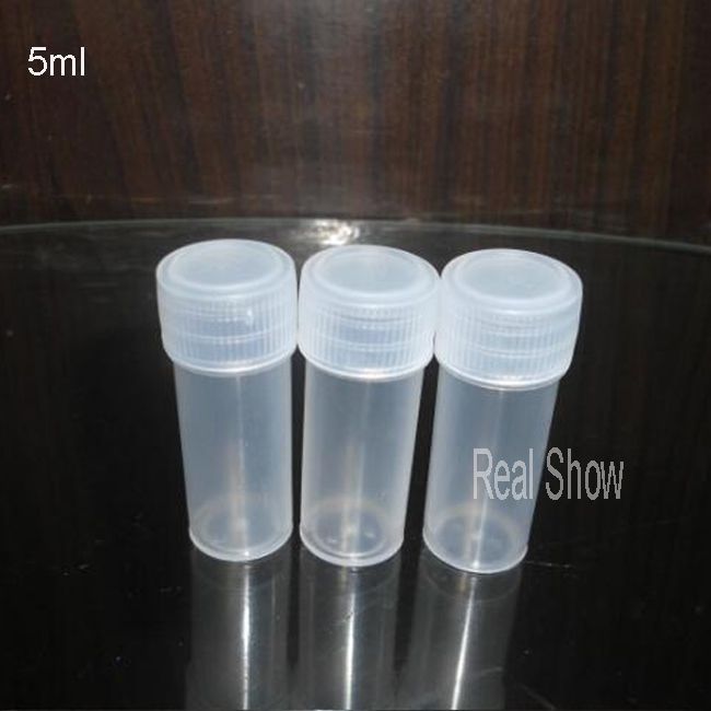 2017 Good Quality Snap Cap 5ml Small Plastic Bottle Pharmacy Vials,Pe