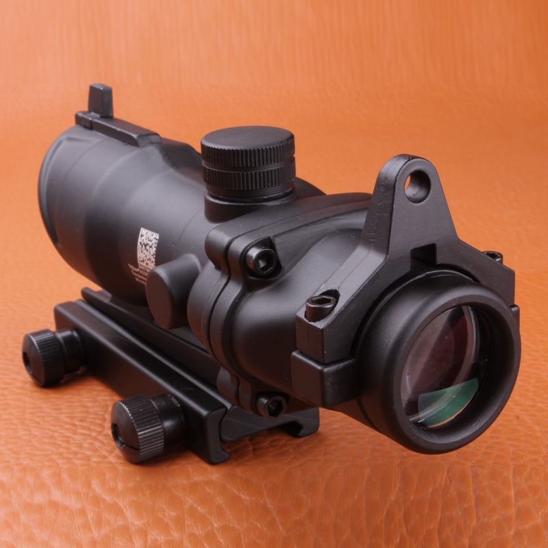 Outdoor Sports Trijicon Acog 4x32 With Iron Sights 20mm Weaver
