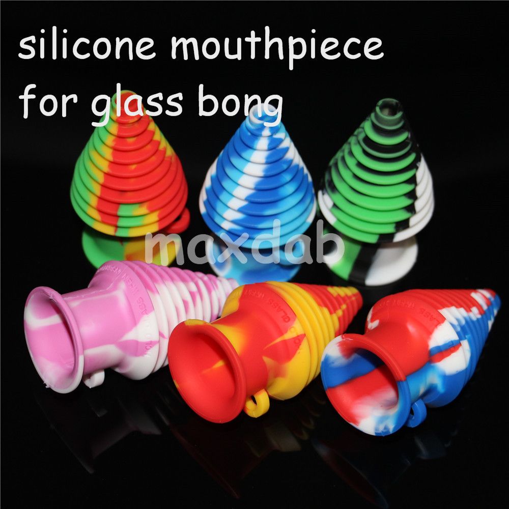 2017 Silicone Bong Silicone Mouthpiece Cover Rubber Drip Tip Silicon