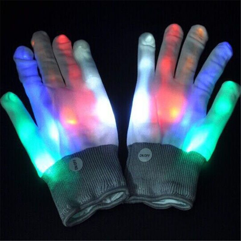 online cheap pair party led gloves rave light rave light gloves