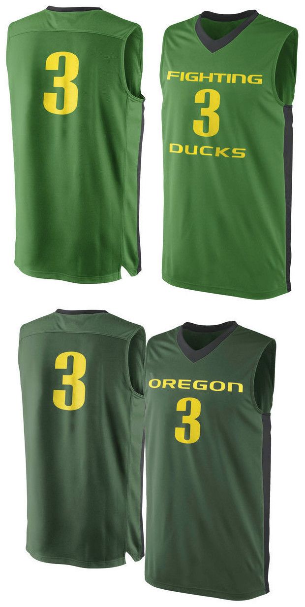 2017 No.3 Oregon Ducks Men College Basketball Jersey Embroidery
