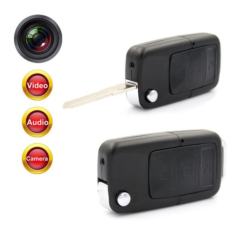 16gb Spy Car Keychain Camera Mini Spy Cam Hidden Cameras Micro Dv Dvr