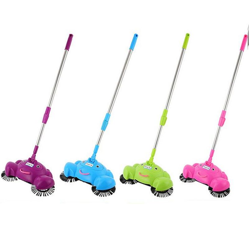 2018 New Upgrade Handheld Sweeper Floor Broom Mops 360 Degree Rotatable