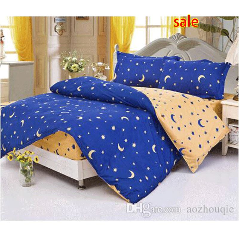Wholesale New Mattress Sweet Cover Moon And Star Color Duvet Cover