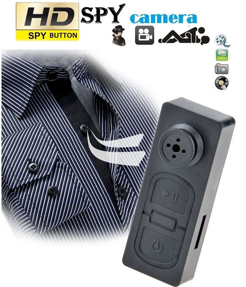 16gb Mini Button Pinhole Spy Camera Hidden Dvr Pc Camcorder 30fps