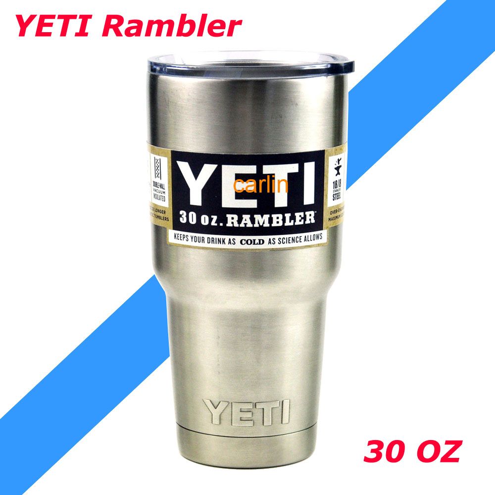 Yeti 30 Oz Cups Cooler 304 Stainless Steel Yeti Rambler Tumbler Cup Vehicle Beer Mug Double Wall