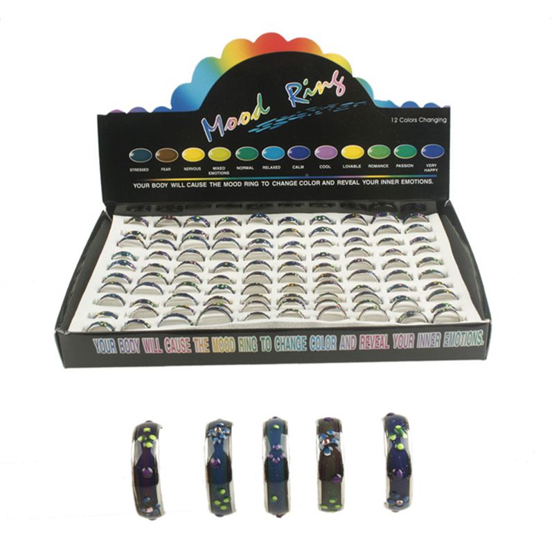 Mood Ring Changes Color To Your Temperature Reveal Your