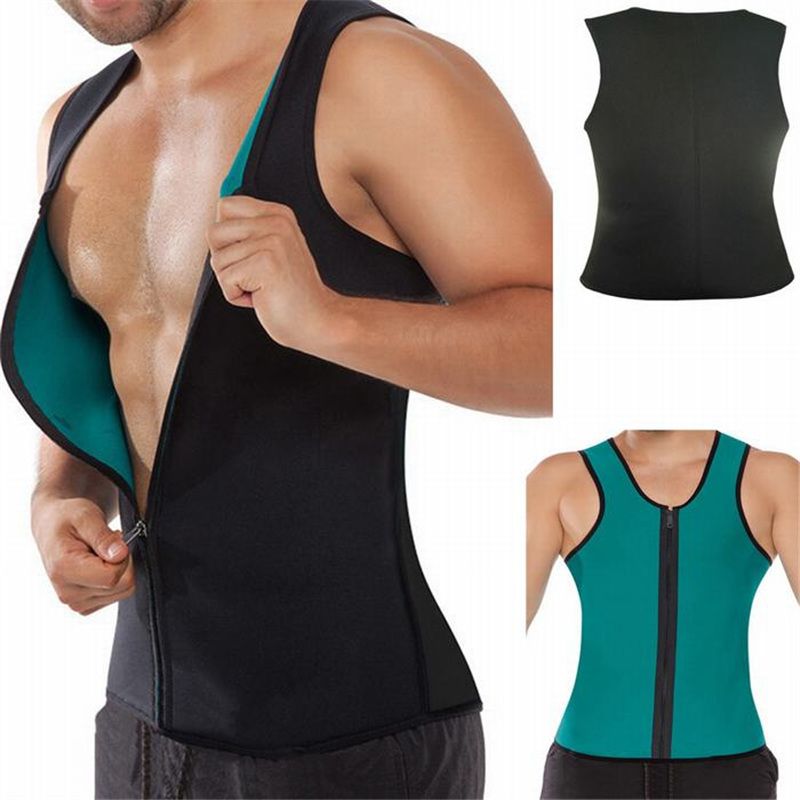 2017 New Men'S Slim Body Shapers Beer Belly Shaping Tops Fitness Sports