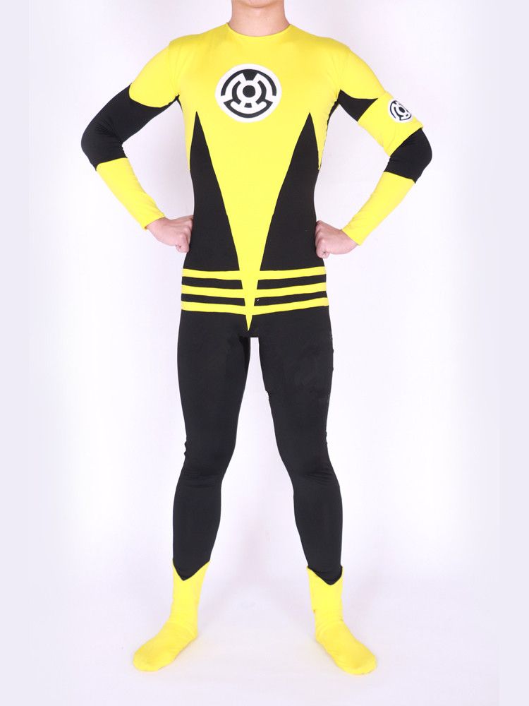 Custom Lantern Sinestro Corps Custom Superhero Costume Made Yellow