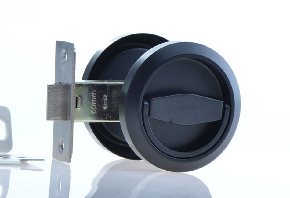 2017 Hot Sale Black Stainless Steel 304 Recessed Cup Handle Privacy