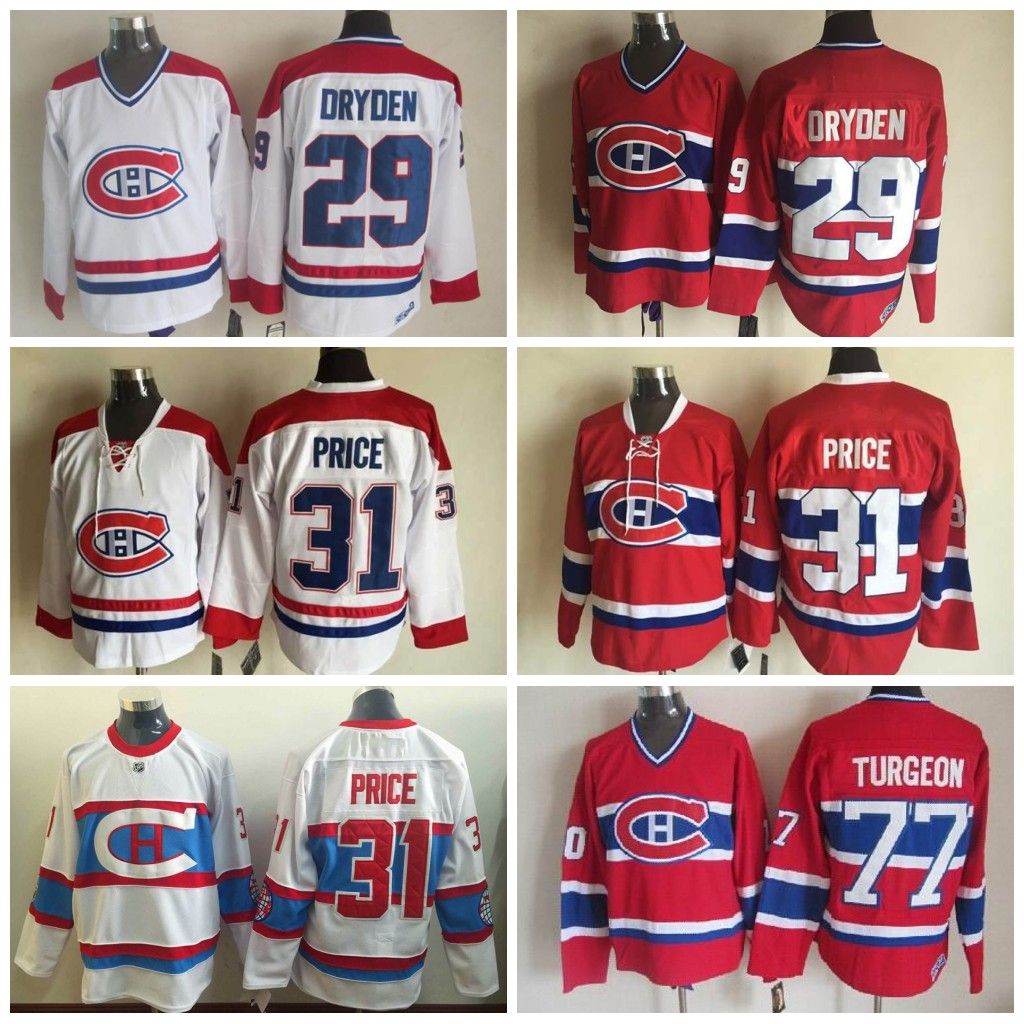 2017 Montreal Canadiens 29 Ken Dryden Jersey,Ice Hockey 31 Carey Price