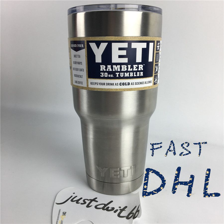 With Logo Yeti 30oz Mug Rambler Vacuum Insulated Tumbler Yeti Cooler