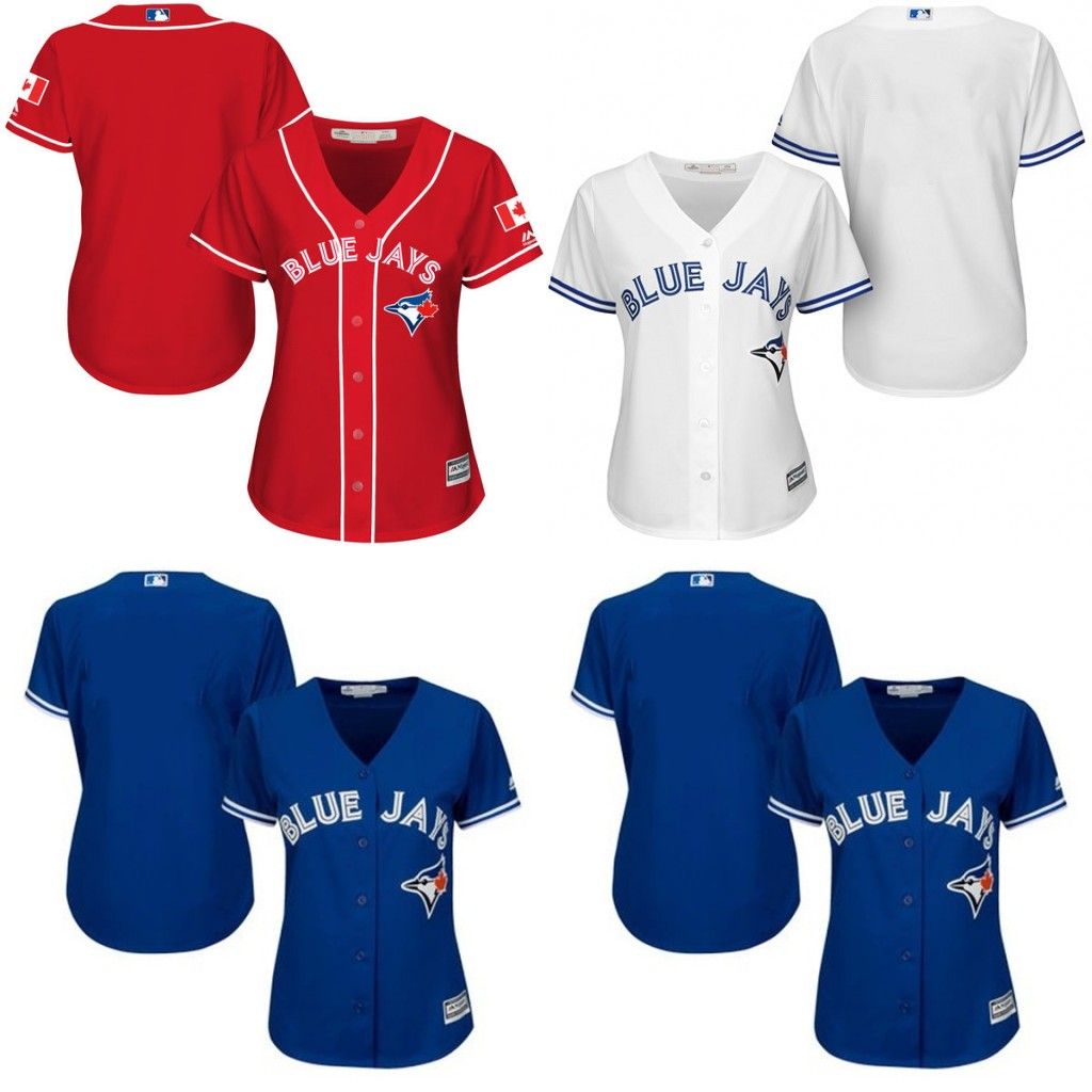 2016 Womens Toronto Blue Jays Jerseys Blank Baseball Jersey,Embroidery