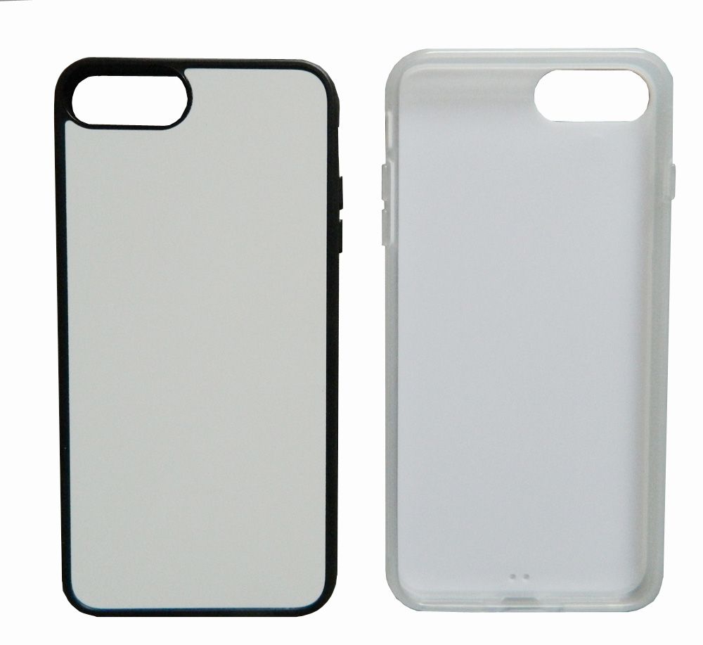 2d Tpu+Pc Case For Iphone 7 / 7 Plus Sublimation Heat Press + Blank