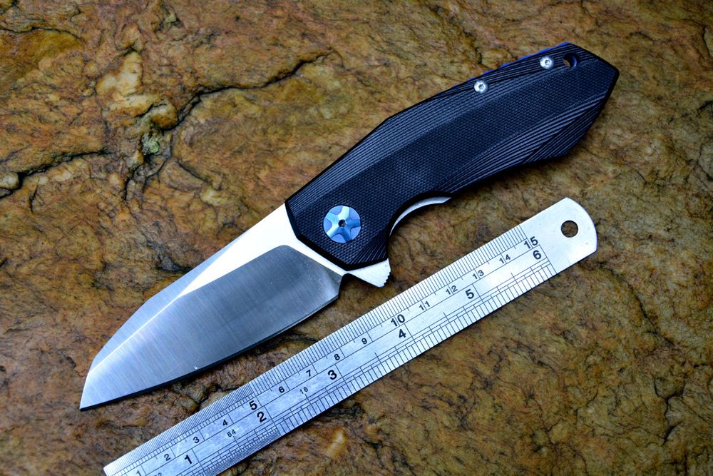 ZT 0456 Tactical Pocket Knife Zero Tolerance D2 Flipper Blade G10