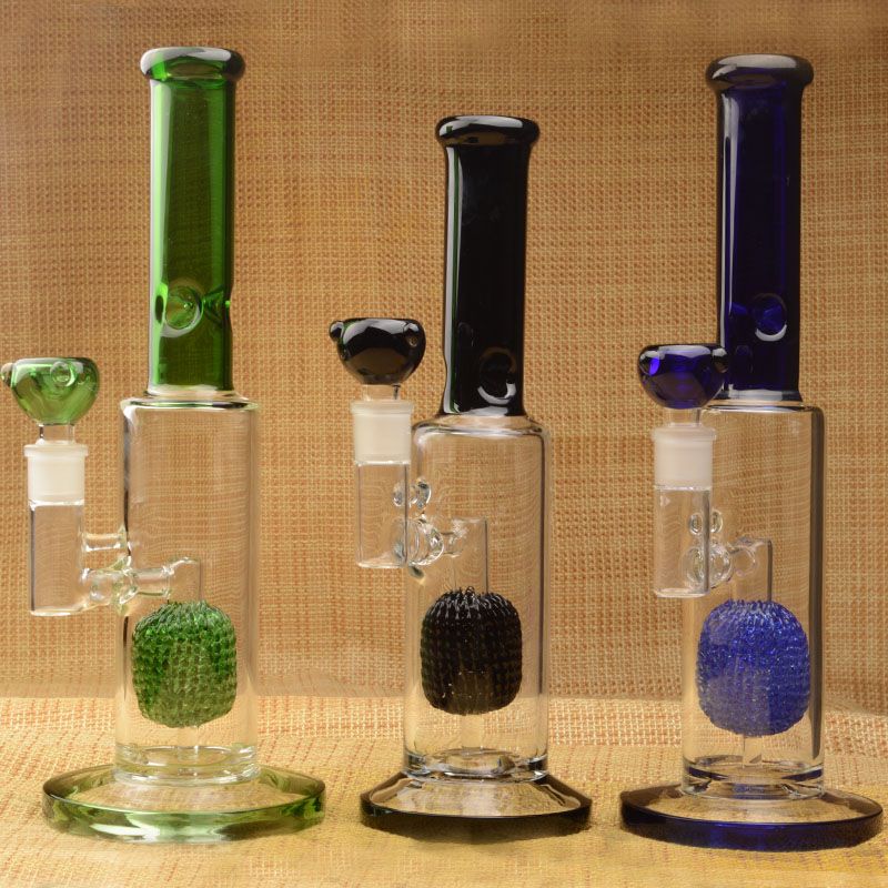 2017 13.5 Inch Pineapple Big Glass Bong Straight Type Pineapple Perc