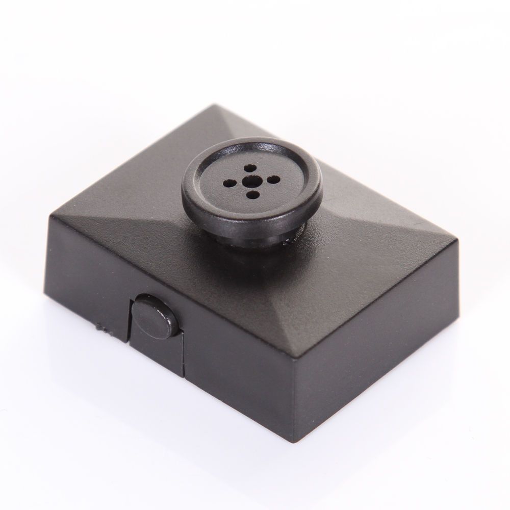 Mini Spy Black Button Hidden Camera Hd 1080p Portable Audio Camera