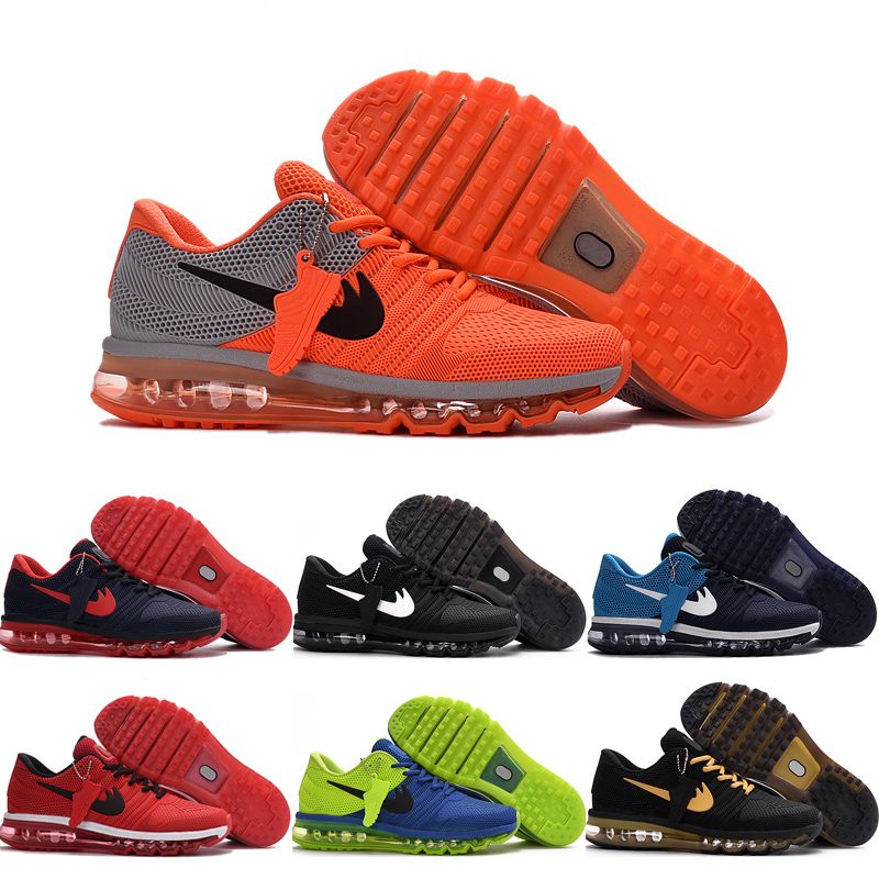 2017 Drop Shipping Wholesale Running Shoes Men Air Cushion 2017 Plastic Sneakers Boots Authentic