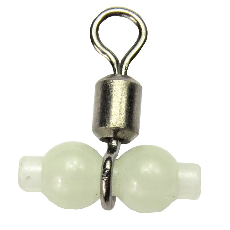 Luminous Fishing Rolling Swivel Sea Boat Fishing Tackle Hook Lure