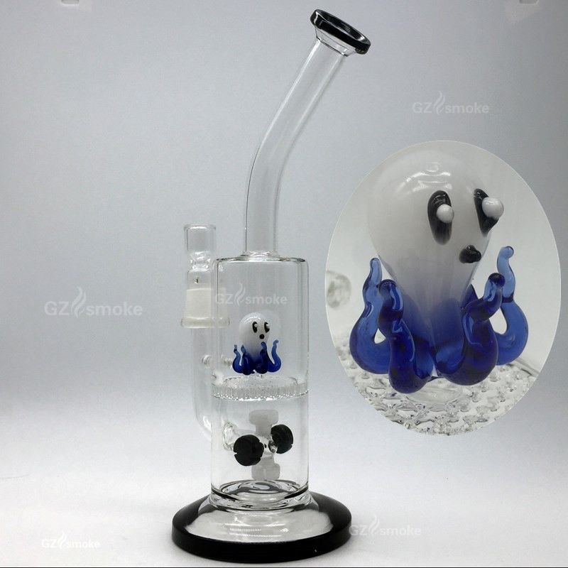 2017 2016 Two Funtions Cute Cool Dab Oil Rigs Glass Bongs Diffuser