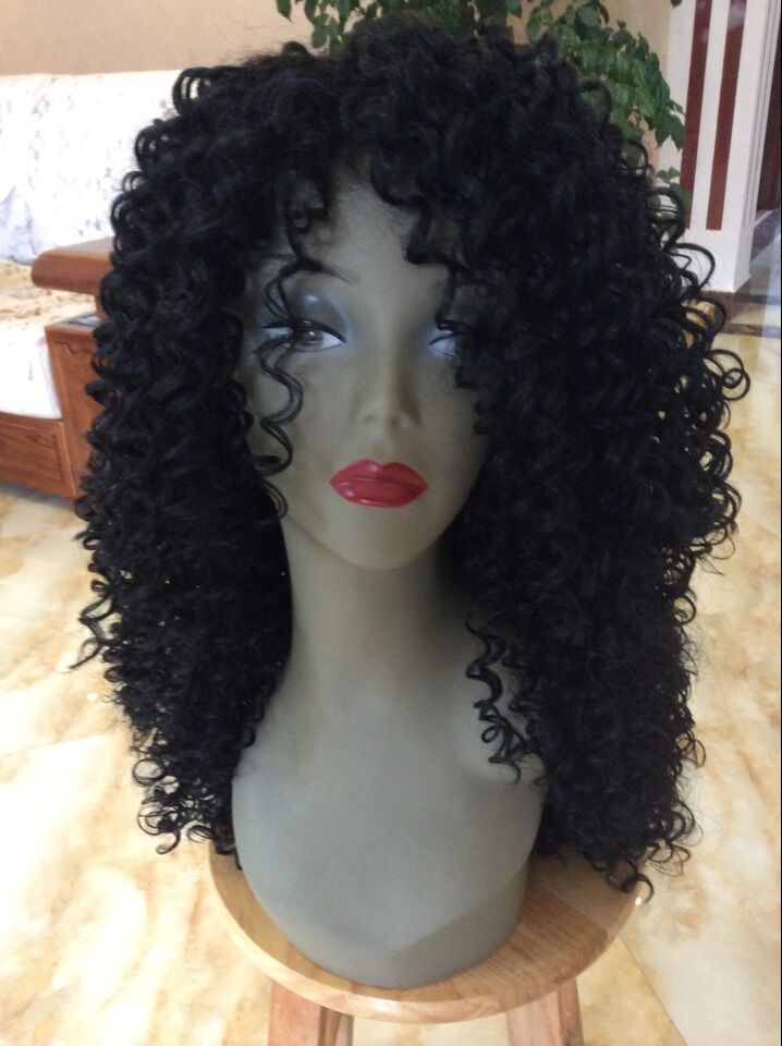 Top Quality African American Wigs Full Synthetic Lace Front Wigs Afro
