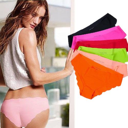 Online Cheap Sexy Women Underwear Fabric Ultra Thin Comfort Panties Seamless Briefs Lace