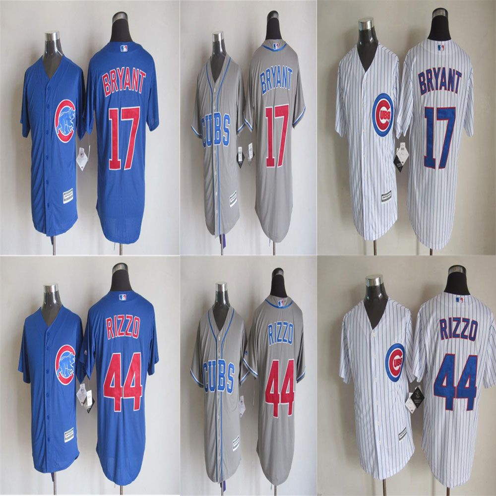 2017 17 Kris Bryant Jersey 44 Anthony Rizzo Jersey Chicago Cubs Jersey