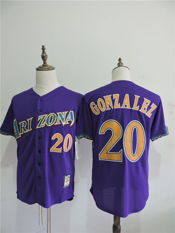 White and purple diamondbacks jersey Clearance