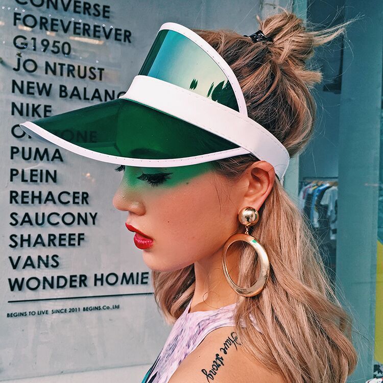 Poker hat visor