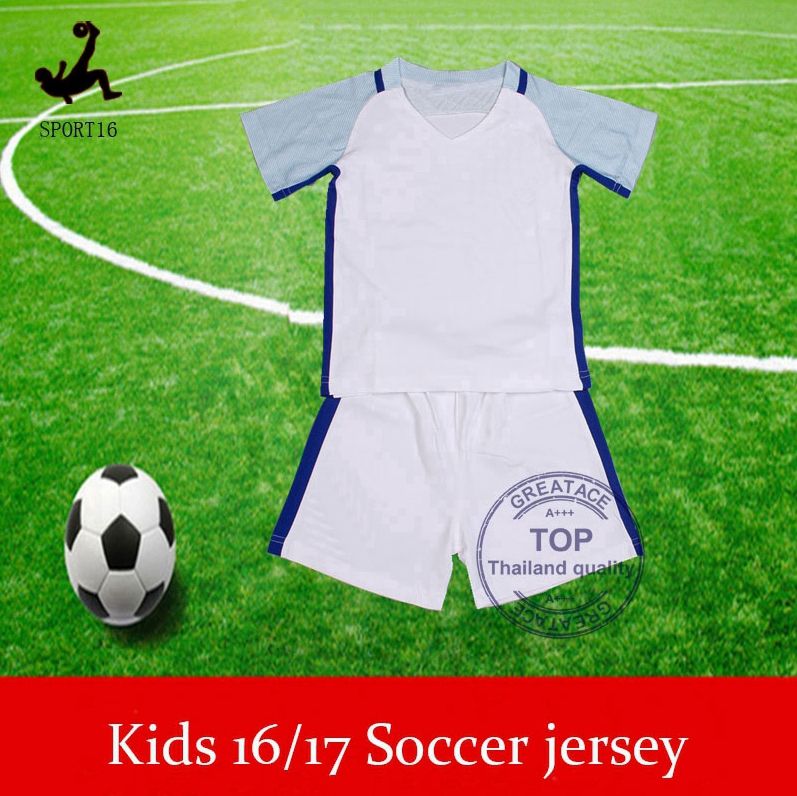2017 2016 Kids Soccer Jerseys Uniforms Sets Children United Kingdom Eng