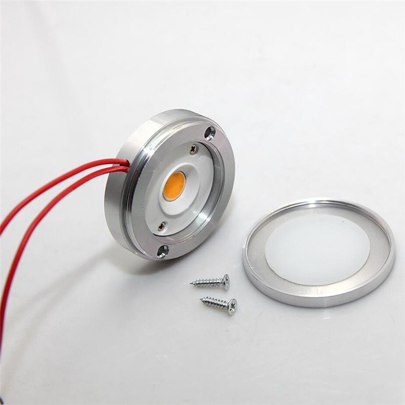 110v 240vac 7w Dimmable Led Under Lighting Puck Light Warm